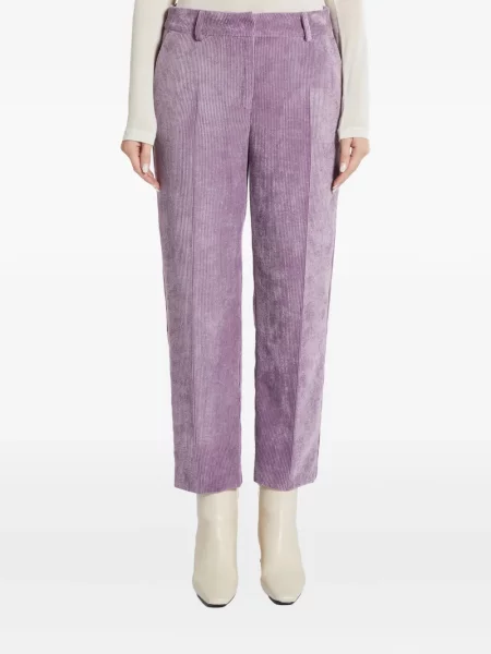 Pantaloni Pennyblack de catifea cord violet