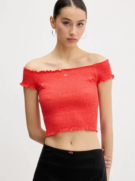 Tommy Jeans Bluza narančasta