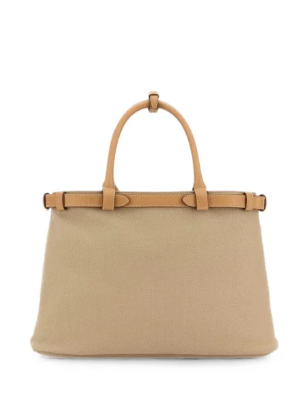 Geantă shopper Prada din canvas cu autograf