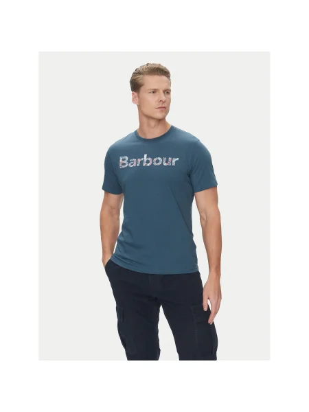 Barbour Póló Devon Regular Fit sötétkék