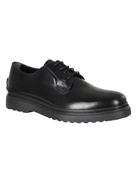 Półbuty Tod's skórzane czarne