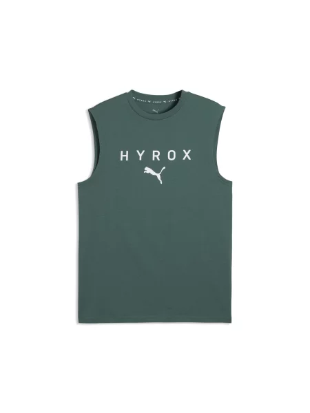 MÄ™ska koszulka bez rÄ™kawÃ³w PUMA Ã— HYROX Akcesoria S zielony