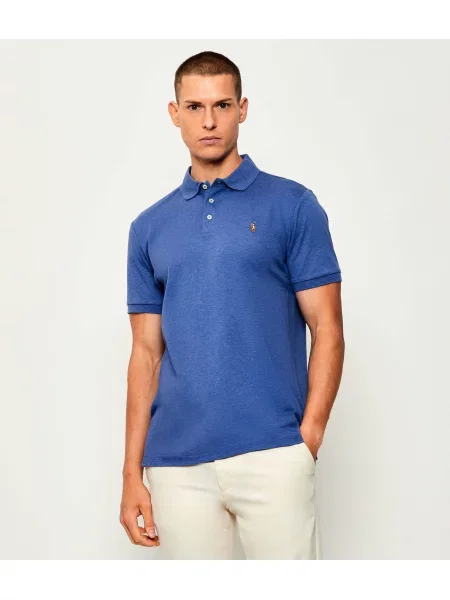 Polo Ralph Lauren Pólóing Custom Slim Fit kék