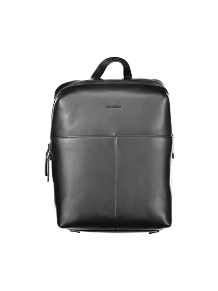 Lniana torba Calvin Klein czarna