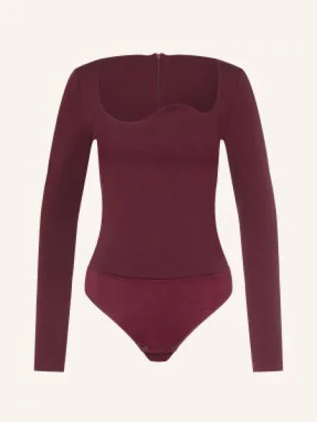 Undress Code Stringové Body Mademoiselle tmavě červená