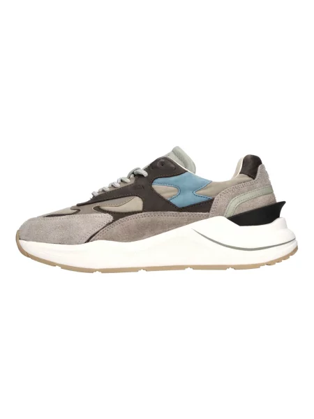Sneakersy D.a.t.e. zamszowe do biegania beżowe