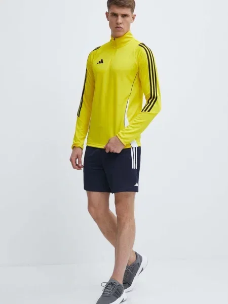Тренувальна кофта adidas Performance Tiro 24 з аплікацією жовтий