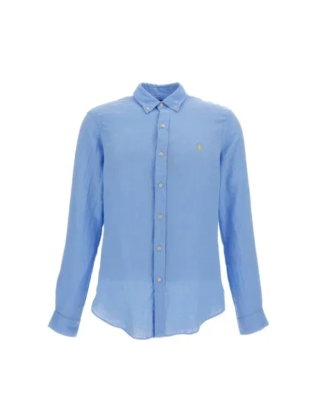 Koszula slim fit Polo Ralph Lauren błękitna