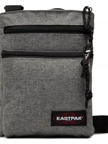 EASTPAK Taška cez rameno svetlosivá sivá