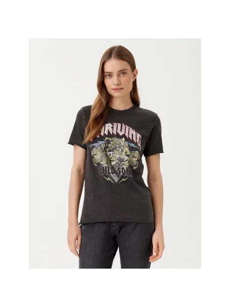 ONLY T-Shirt Lucy Regular Fit μαύρο