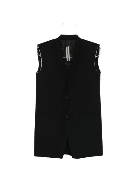 Kamizelka Rick Owens z dekoltem w serek czarna