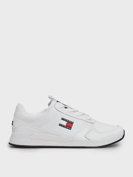 Кожаные кроссовки Tommy Jeans белые