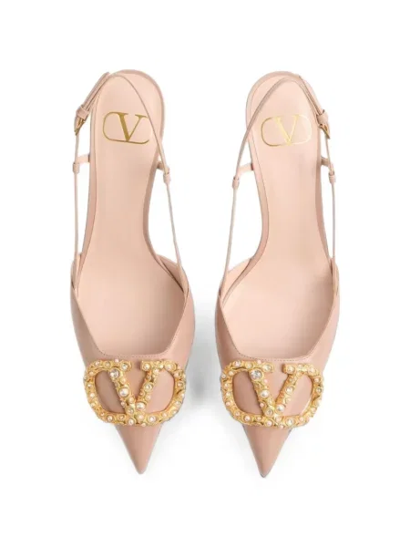 Bateliai Valentino Garavani slingback su autografu