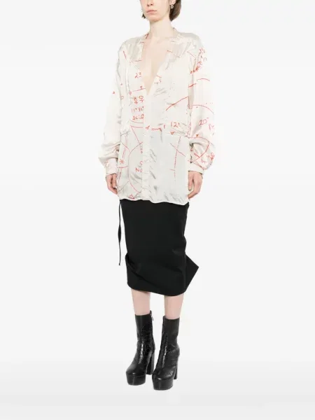Cămașă Rick Owens alb