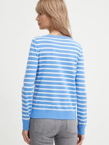 Tommy Hilfiger Swetry Kobieta XS Dzianina z okrągłym dekoltem niebieski