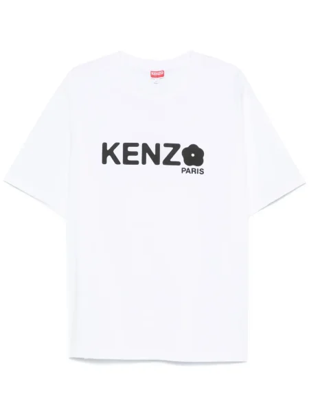 Tricou Kenzo cu model floral alb