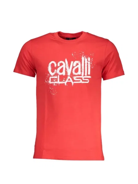 Tricou Cavalli Class cu imagine roșu