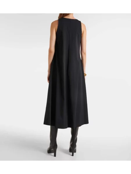 Rochie midi Max Mara până la genunchi de costum din jerseu bej