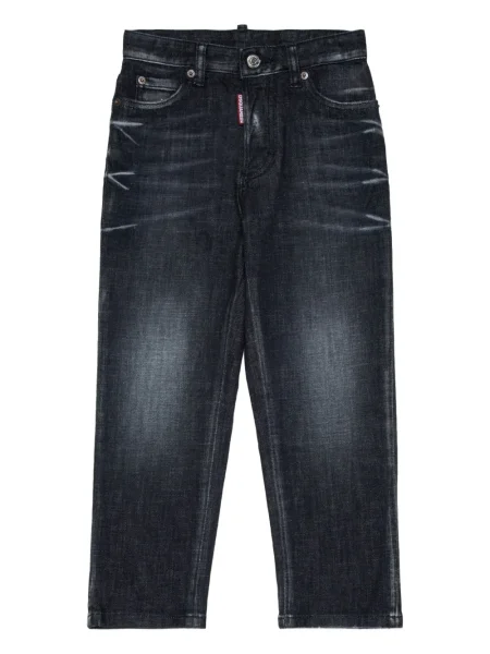 Jeansy dziecięce Dsquared2 czarne