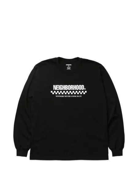Tricou Neighborhood cu mâneci lungi negru
