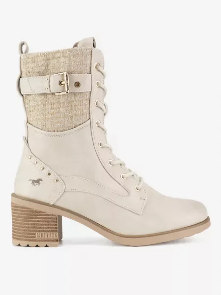 Mustang Зимни обувки бял