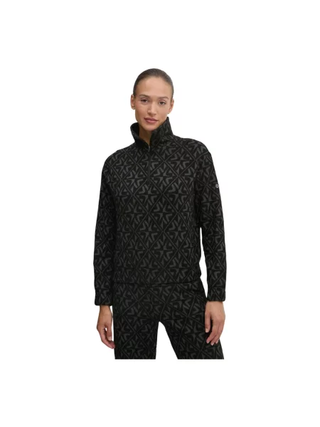 Lniany sweter Newland czarny
