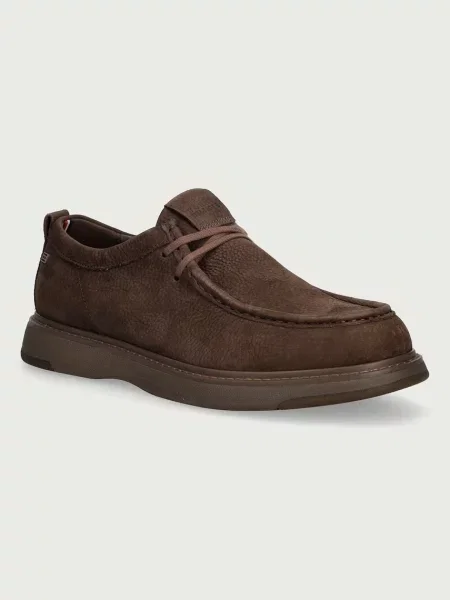 Tommy Hilfiger Polobotky nubukové COMFORT NUBUCK MOC TOE SHOE hnědé