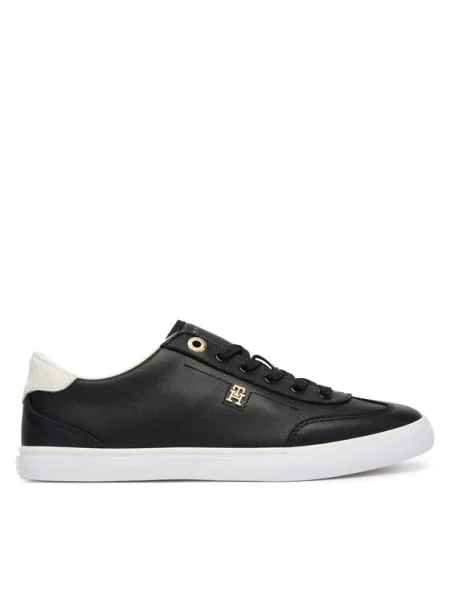 Tommy Hilfiger Sneakers Th Chic Low Profile Vulc negru