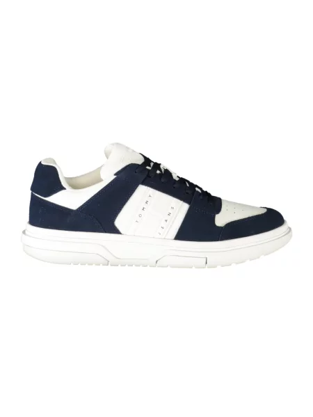 Sneakersy Tommy Jeans zamszowe casual niebieskie
