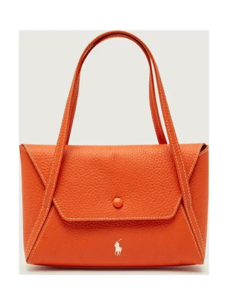 POLO RALPH LAUREN De piele poșetă plic polo PLAY portocaliu