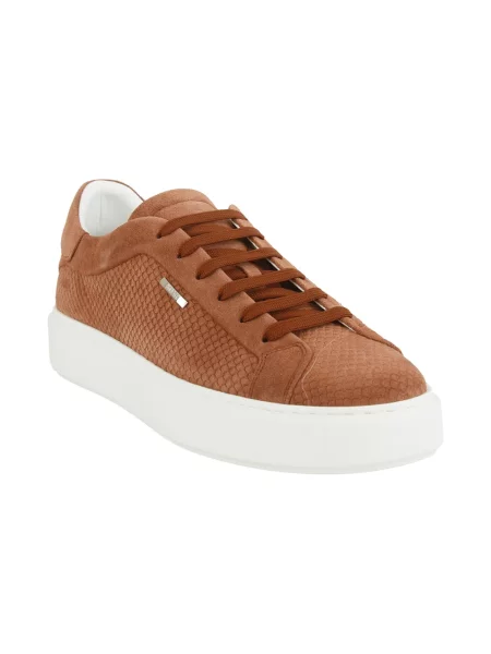 Sneakersy Antony Morato skórzane brązowe
