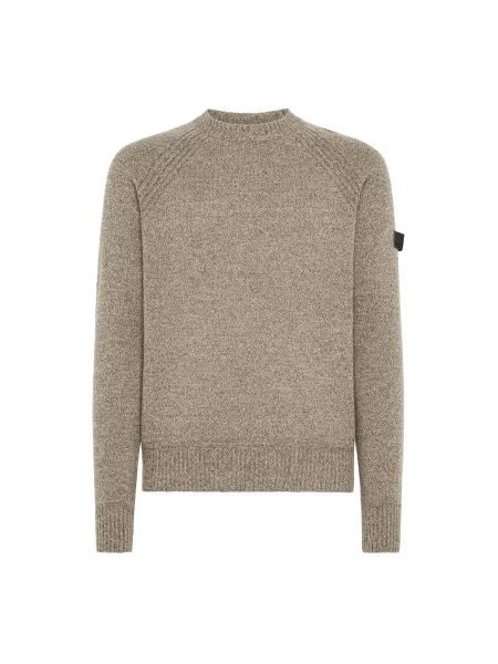 Sweter Peuterey wełniany beżowy