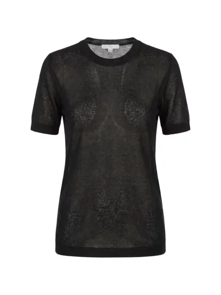 Tricou Malo din cașmir negru