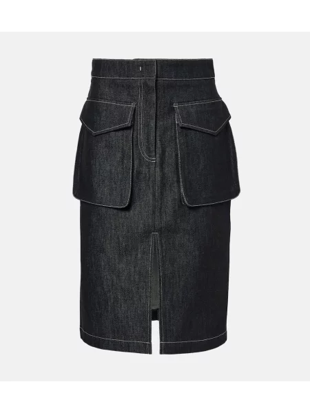 Osłona spódnica jeansowa Co niebieska