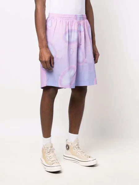Pantaloni scurți Bonsai cu imagine cu gradient violet