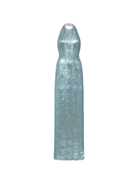 Rochie maxi Markarian cu paiete albastru