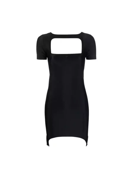 Sukienka mini Courreges czarna