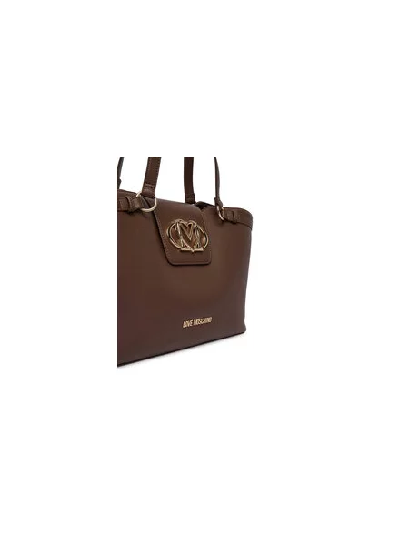 Love Moschino kabelka typu shopper dámska hnedá