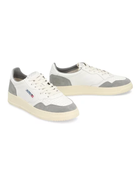 Sneakersy Autry zamszowe casual białe