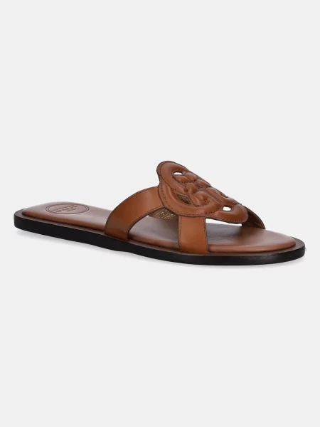 Șlapi Gant din piele maro