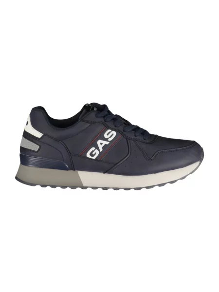Sneakersy Gas skórzane niebieskie