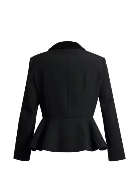 Geacă Erdem cu broderie negru