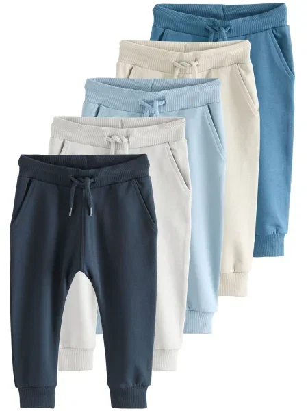 Next Pantaloni / bleumarin / albastru pastel / gri deschis bej