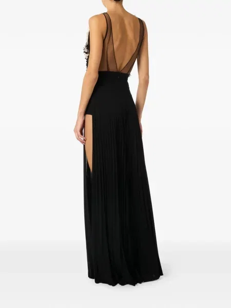 Maxi rochie maxi Elisabetta Franchi de costum negru