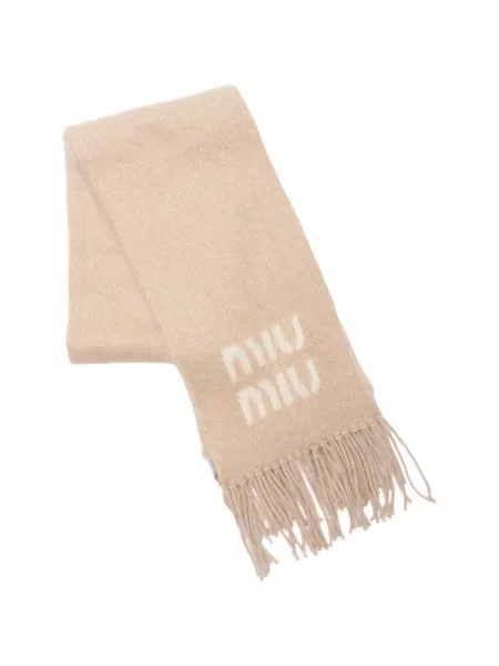 Fular Miu Miu cu franjuri