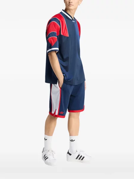 Tricou Adidas alergare cu șireturi din dantelă negru