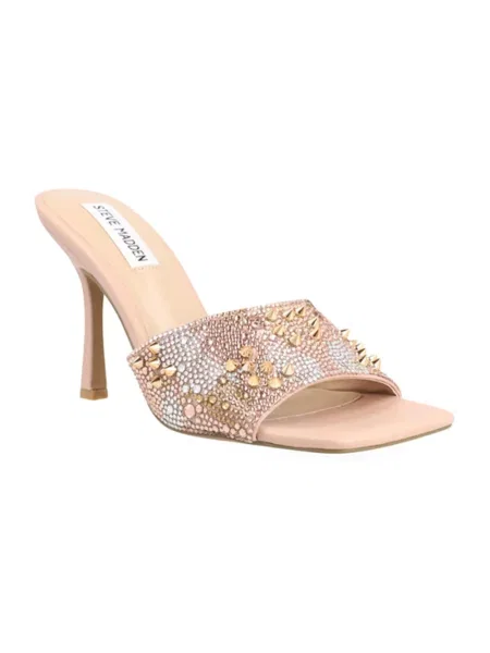 Klapki mules Steve Madden różowe