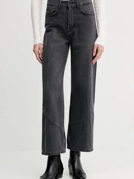 Pepe Jeans jeans high waist gri