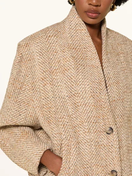 Marant Étoile Bouclé Bunda Drogo béžová