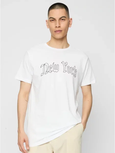 Tricou Mister Tee alb